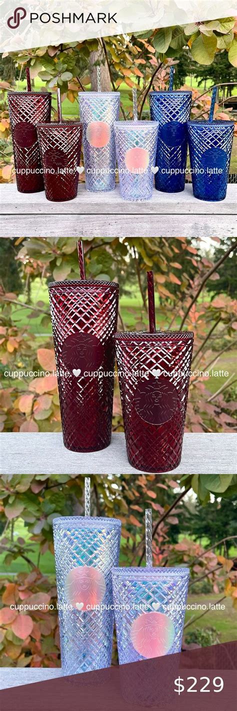 Nwt Starbucks Holiday Grande Jeweled Tumblers Unicorn Merlot