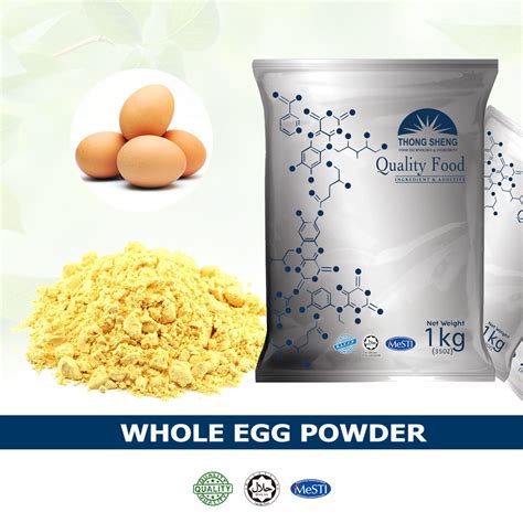 Whole Egg Gm Kg Food Grade Halal Whole Egg Powder Shopee Singapore