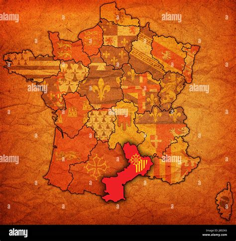 France Flag Region Geography Department Map Atlas Map Of The World