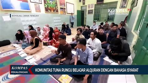 80 Orang Penyandang Disabilitas Tuna Rungu Antusias Belajar Alquran