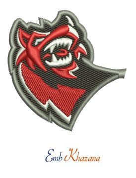 Buy Huntsville Havoc Logo Embroidery Dst Pes File online in USA