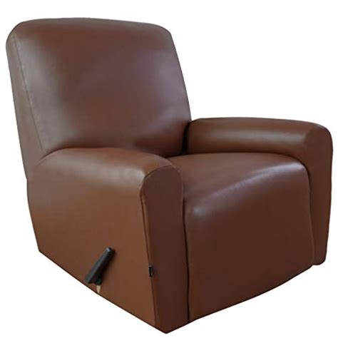 Easy-Going PU Leather Recliner slipcovers, Waterproof Stretch Recliner ...