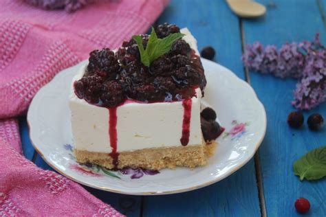 Cheesecake Ai Frutti Di Bosco Senza Gelatina Goloso E Senza Cottura