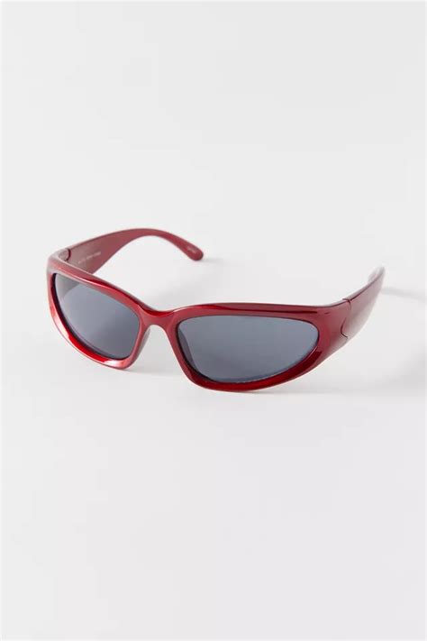 Mari Wraparound Shield Sunglasses Urban Outfitters