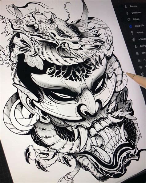 Irezumi Collective Trên Instagram 👹🐉⁠⁠ Artwork By Guindero