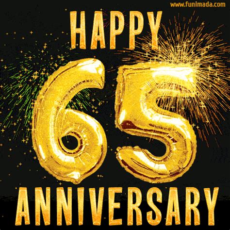 Happy 65th Anniversary GIFs | Funimada.com