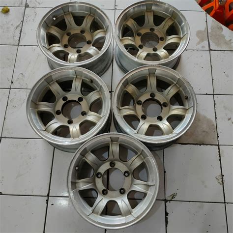 Jual VELG MOBIL BEKAS OEM KATANA RING 15X7 PCD5X139 ET 13 5PCS