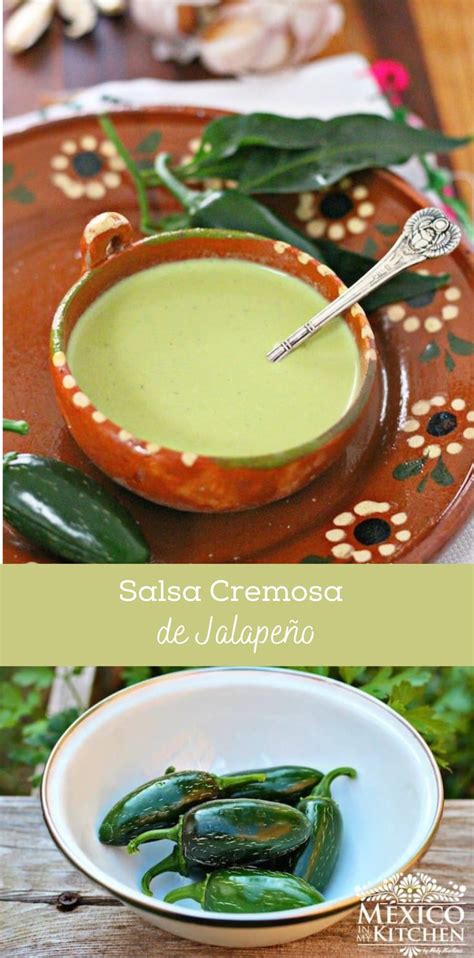 Cómo hacer Salsa Cremosa de Jalapeño Recetas mexicanas Receta