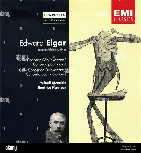 Cd Album Cover Violin Concerto And Cello Concerto Edward Elgar