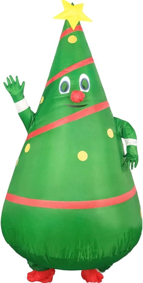 Kllouze Inflatable Christmas Tree Costume For Adult Funny