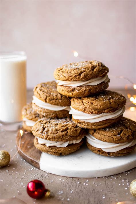 Gingerbread Cookie Sandwiches So Much Food