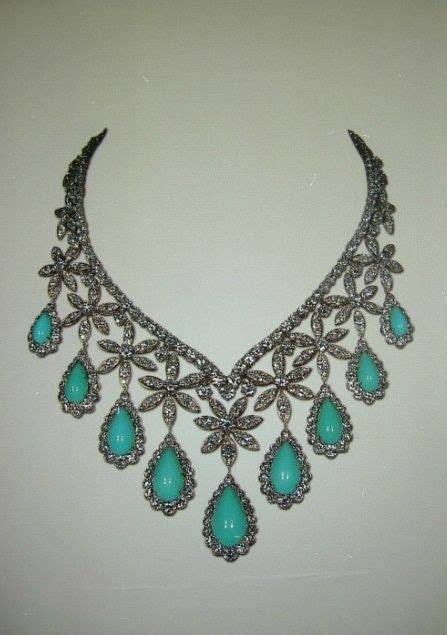 Imperial Majesty Empress Farah Of Iran Persian Turquoise And Diamond