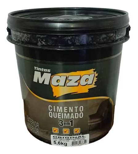 Efeito Cimento Queimado 3 Em 1 Piso Box Azulejo Maza 5 6kg