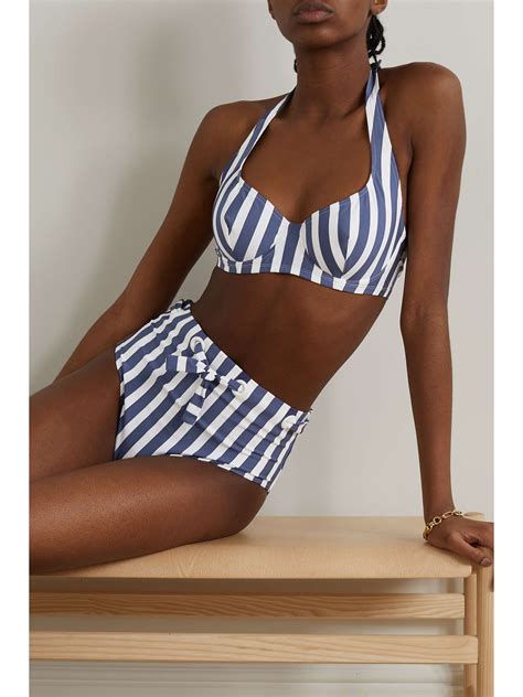 Eres Samba Encanta Striped Bikini Briefs Net A Porter