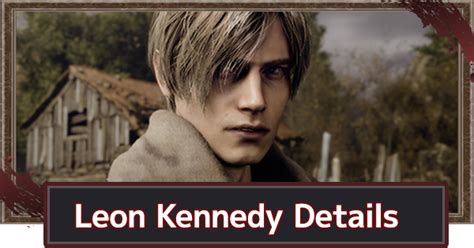 RE4 Remake | Leon S. Kennedy Costumes & Voice Actor | Resident Evil 4 ...