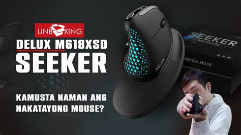 My first vertical mouse! Delux M618XSD Seeker Unboxing and Impressions ...
