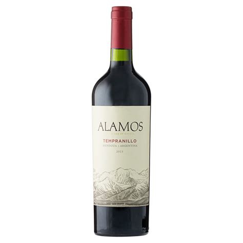 Vinho Argentino Tinto Alamos Catena Zapata Tempranillo Mendoza Garrafa