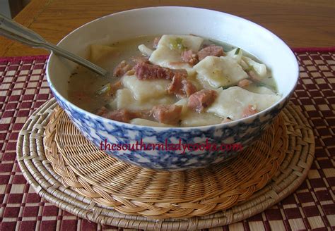 Ham And Dumplings The Southern Lady Cooks