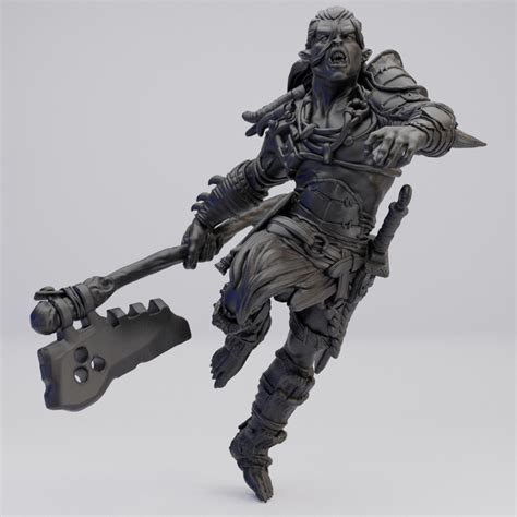 Hot Goblin オーク襲撃隊長 ミニチュア ホットゴブリン TRPG 蛮族