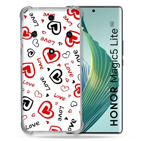 Coque Renforcée Pour Honor Magic 5 Lite Amour Love