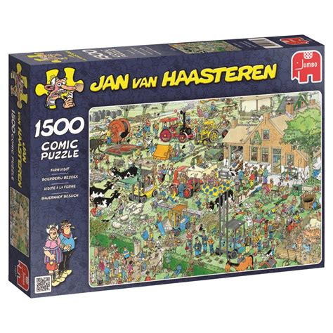 Jumbo Jan Van Haasteren Farm Visit Jigsaw Puzzle 1500 Pieces Buy