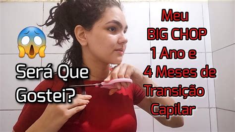 Meu Big Chop 1 Ano e 4 Meses de Transição Capilar YouTube