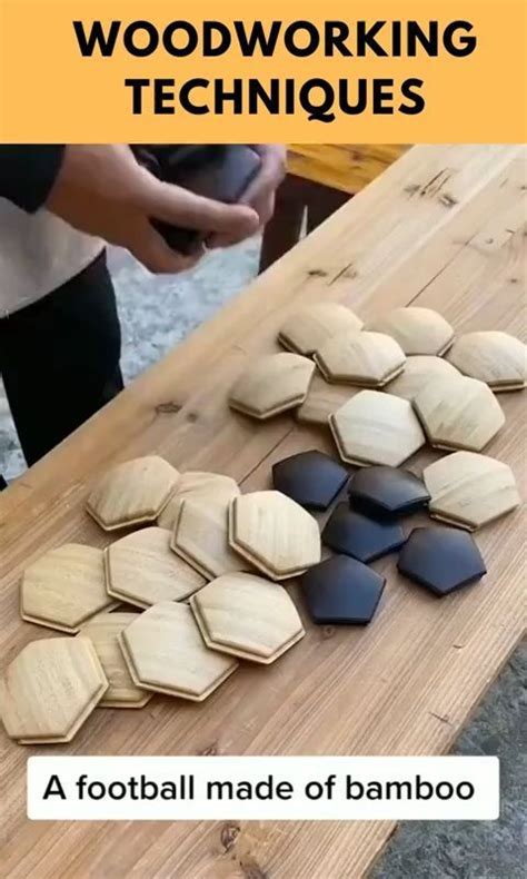 Making Wooden Football Creative Woodworking Project Video