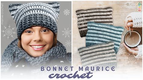 ADORABLE BONNET CHAT TOUTES TAILLES EN MOINS DE 2 HEURES 𝐂𝐑𝐎𝐂𝐇𝐄𝐓