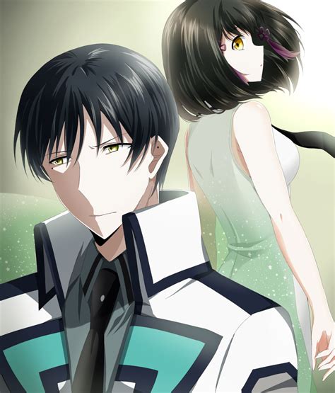 Shibata Mizuki And Yoshida Mikihiko Mahouka Koukou No Rettousei Drawn