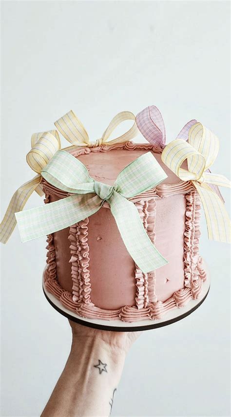 Birthday Cake Inspirations For Every Age Pink Buttercream Cake