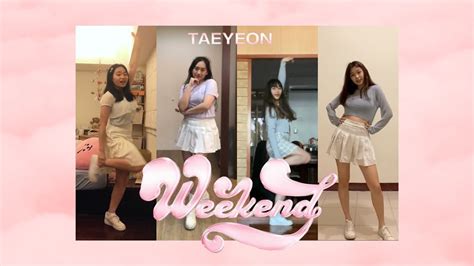 Relay Challenge At Home Taeyeon 태연 Weekend Dance Challenge