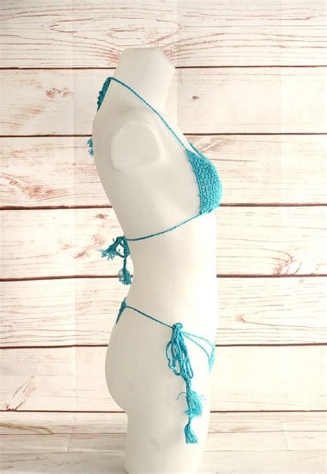 Micro Bikini Set Tiny Bikini Sheer Micro Bikini Sexy Etsy
