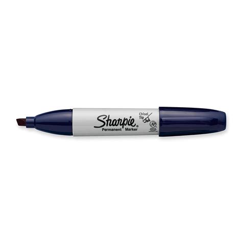 Sharpie Permanent Markers Broad Chisel Tip Single Navy 1927300