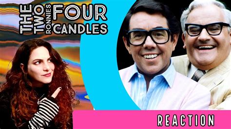 American Reacts The Two Ronnies Four Candles Youtube