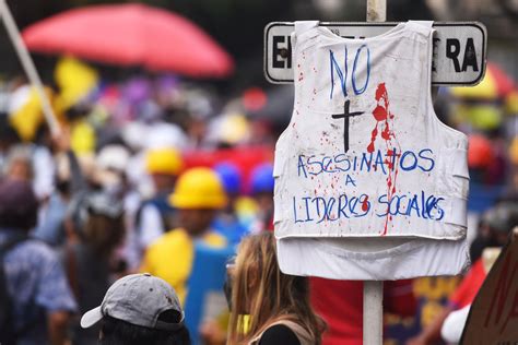 Reportan 199 asesinatos de líderes sociales en Colombia este año