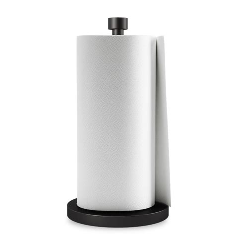 Umbra Black Metal Freestanding Paper Towel Holder In The Paper Towel