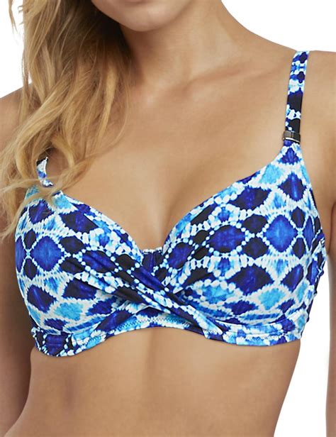 Fantasie Tuscany Underwired Wrap Front Full Cup Bikini Top Belle