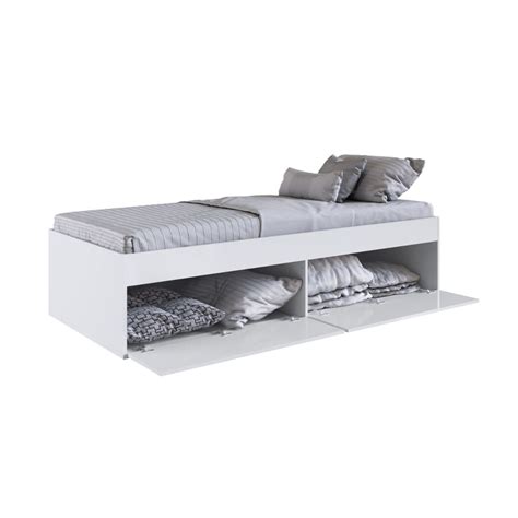 Cama Plaza Con Puertas Latino Blanco Semag Spa