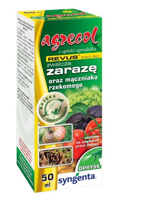 Revus 250 SC 50ML na zarazę ziemniaka i pomidora mączniak rzekomy