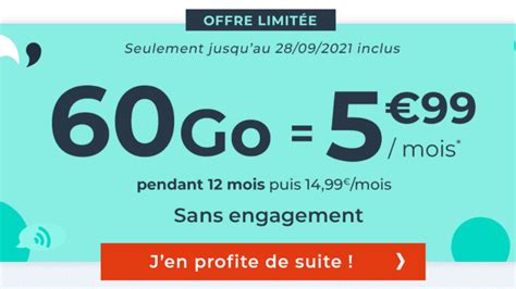 Le Forfait Sans Engagement Cdiscount Est Il Mieux Que Nrj Mobile