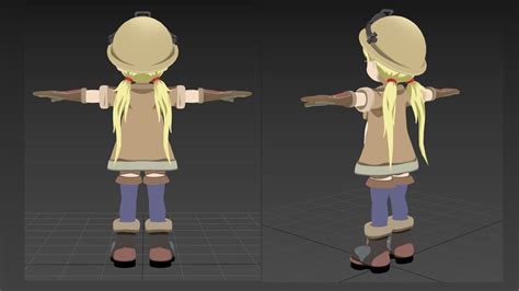 Riko Anime Made In Abyss Vrchat 3d Model Rigged Cgtrader