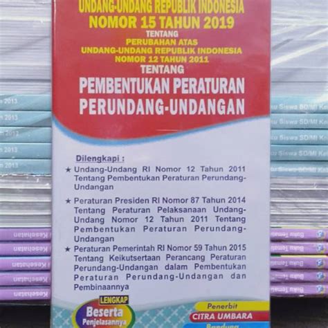 Jual Undang Undang Pembentukan Peraturan Perundang Undangan Edisi