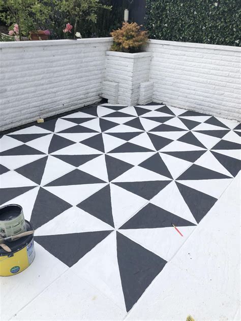 Our Painted Patio Makeover Progress And Products Used Boo And Maddie