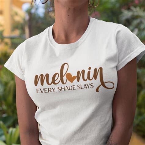 Melanin Every Shade Slays T Shirt Black Queen Shirt Strong Etsy