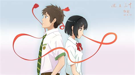 Anime Your Name Mitsuha Miyamizu Taki Tachibana K Wallpaper