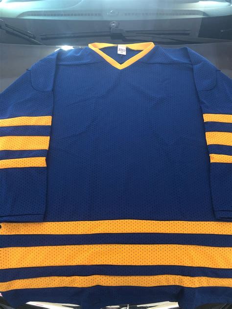 (8) Vintage Buffalo Sabres Air Knit Replica Team Jerseys | SidelineSwap