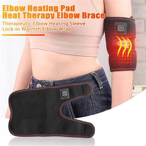 Aqyh Heated Elbow Brace For Tendonitis And Tennis Elbow Elbow Heating