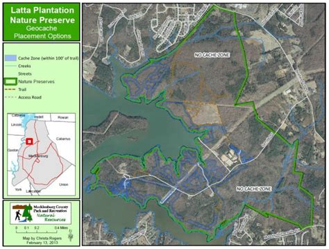 Latta Plantation Park Map