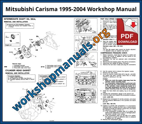 Mitsubishi Carisma Workshop Manual Electric