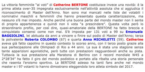 Atletica Sandro Calvesi Dot Blog A Catherine Bertone Il Trofeo Master